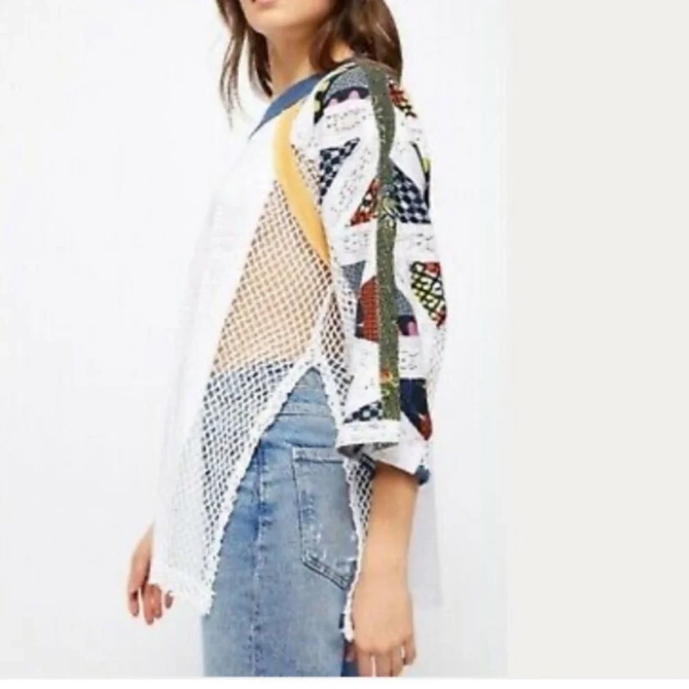 Free People Serengeti Mixed Media T-Shirt